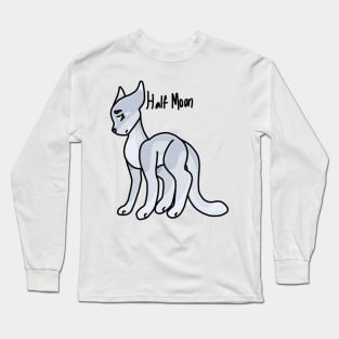 Half Moon (Words) Long Sleeve T-Shirt